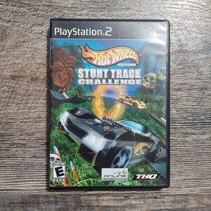 Hot Wheels Stunt Track Challenge THQ 2004 PS2 Game Rated E Everyone NTSC CIB